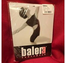 Black Dance Tights Footed Dress Ballet Dancewear Style T99c Size L Lc