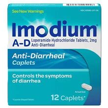 Imodium A-D Diarrhea Relief Caplets, Loperamide Hydrochloride - 12.0 Ea