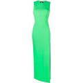 Solace London - Cut-Out Maxi Dress - Women - Polyester/Spandex/Elastane - 12 - Green
