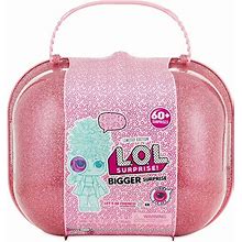 LOL Surprise Bigger Surprise Limited Edition With 2 Collectible Dolls, 1 Pet, 1 Lil Sis With 60+ Surprises In Eye Spy Series Carrying Case- Gift For