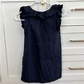 J. Crew Dresses | Jcrew Open Back Cotton Dress - Size 6 | Color: Blue | Size: 6G