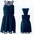 Almost Famous Dresses | Almost Famous Halter Dress-Black-M | Color: Black | Size: Mj