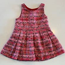 Oshkosh B'gosh Dresses | Genuine Kids By Oshkosh Metallic Thread Dress | Color: Pink | Size: 18Mb