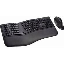 Kensington Pro Fit Ergo Wireless Keyboard And Mouse-Black