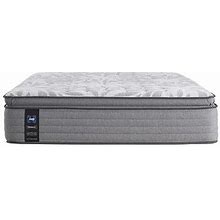 Sealy Starling Firm Eurotop - Mattress Only, Queen, Gray