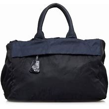 Prada Pre-Owned - 2013-Present Tessuto Tote Bag - Women - Nylon - One Size - Black