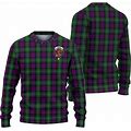 Wilson Tartan Knitted Sweater With Family Crest