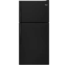 Whirlpool® 30 in. Wide Top Freezer Refrigerator In Black | 18 Cu. Ft. | WRT318FZDB