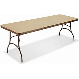 ABS Plastic Folding Table - 96 X 30 X 29", Beige - Mity-Lite - H-4517BE