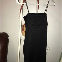 Boohoo Dresses | Black Bodycon Mini Dress | Color: Black | Size: Xs