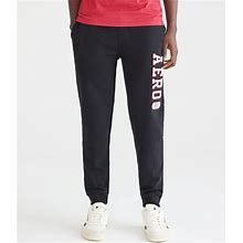 Aeropostale Mens' 87 Heritage Jogger Sweatpants - Black - Size L - Cotton - Teen Fashion & Clothing - Shop Summer Styles