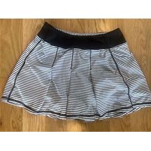 Kyodan Athletic Skort Skirt W/ Shortsblack White Stripestennis Golf