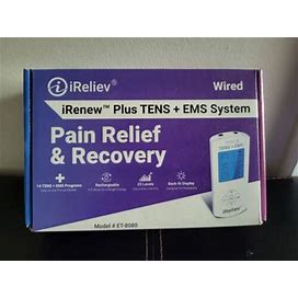 Ireliev Wireless Tens + Ems Therapeutic Wearable System Tens Unit +