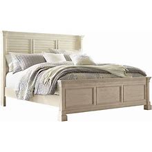 Ashley Bolanburg Queen Louvered Bed In White