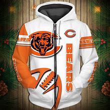 Chicago Bears 2022 New 3D Graphic Hoodie - XXL