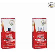 Mccormick All Natural Pure Vanilla Extract, 2 Fl Oz (Pack Of 2)