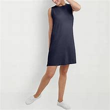Hanes Sleeveless T-Shirt Dress | Blue | Womens X-Small | Dresses T-Shirt Dresses