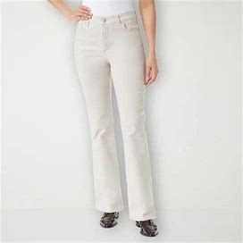 Gloria Vanderbilt Stretch Fabric Womens Mid Rise Bootcut Jean | Beige | Womens 10 | Jeans Bootcut Jeans