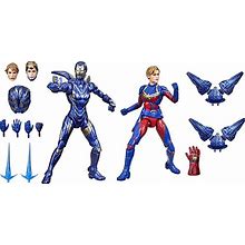 Marvel Legends Series Captain Marvel And Rescue Armor 2-Pack, Infinity Saga, 6-Inch Scale Action Figure Toy, 2 Figures And 12 Accessories (Amazon