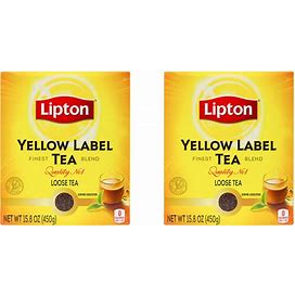 Lipton Yellow Label Tea International Blend 15.8Oz (Pack Of 2)