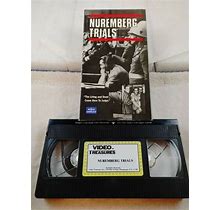 THE NUREMBERG TRIALS On VHS - RARE - HTF B&W Video Treasures