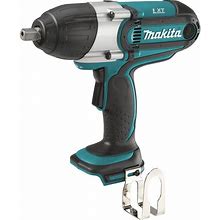 Makita 18V LXT Lithium-Ion Cordless 1/2 in. High Torque Impact Wrench (Bare Tool) - XWT04Z