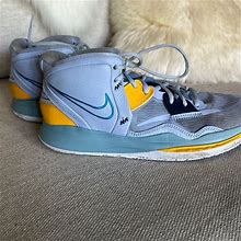 Nike Shoes | Nike Kyrie Infinity Mens Size 10 Basketball Sneakers Nike Outlet | Color: Blue/Yellow | Size: 10