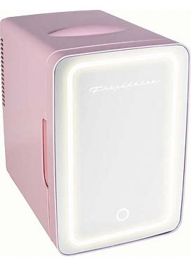 FRIGIDAIRE EFMIS170-PINK Mini Portable Compact Personal Fridge, 6.5L Capacity, 9 Cans, Makeup, Skincare, Freon-Free & Eco Friendly, Includes Home