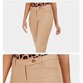 Anne Klein Pants & Jumpsuits | Anne Klein Women's Bowie Extended-Tab Dress Pants Brown Size 8 | Color: Brown | Size: 16