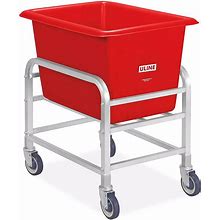 Poly Tub Cart - Red - ULINE - H-10682R