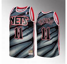 Brooklyn Nets Kyrie Irving Black Reload 3.0 Men Jersey Hardwood Classics