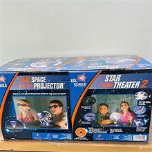 Edu Science Toys | New Open Box Edu Science 3-D Space Projector, Star Theater 2, New! 8+Years | Color: Blue | Size: Unisex One Size