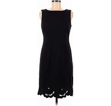 Talbots Casual Dress: Black Dresses - Women's Size 6 Petite