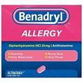 Benadryl Allergy Relief Ultratabs - 100 Ea, 2 Pack