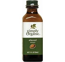 Simply Organic Almond Extract | 2 Fl Oz Liquid