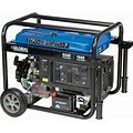 6500 Rated Watts Global Industrial Portable Generator With Electric & Recoil Start, Gasoline