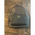 Coach Women's Large Court Backpack In Signature Canvas - Brown/Black