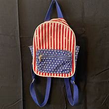Mossimo Supply Co. Bags | Mossimo Red White Blue Small Backpack | Color: Blue/Red/White | Size: Os