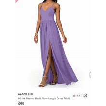 Azazie Kiri Tahiti (Purple) Bridesmaid Dress Size 10