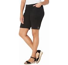 Catherines Women's Plus Size Everyday Cotton Twill Short