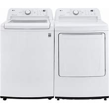 LG Top Load Washer & Dryer Set LGWADREW7005
