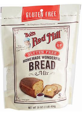 Bob's Red Mill Gluten-Free Homemade Wonderful Bread Mix 16 Oz. - 4/Case