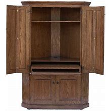 Wayfair Lapierre Solid Wood Corner Armoire Desk Wood In Brown | 71 H X 47 W X 26 D In 5257297193Be5250420c3a005ea25618