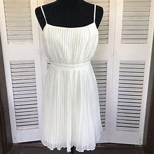 Ark & Co Dresses | Dress Mini White Arc & Co. Bridal Sundress Beaded | Color: White | Size: M