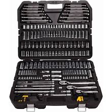 Dewalt Combination Hand Tool Set: 204 Pc, Mechanic's Tool Set - Comes In Plastic Case | Part Dwmt72165