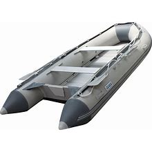 Bris 10.8 ft Inflatable Boat Dinghy Pontoon Boat Tender Fishing Raft