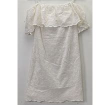Ralph Lauren Women's 0P Petite Floral-Lace Trapeze Party Dress, White, Ivory New