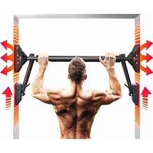 Pull Up Bar/Chin Up Bar Upper Body Workout Bar | Super Load-Bearing, Dual Security Locking Fitness Strength Training Equipment