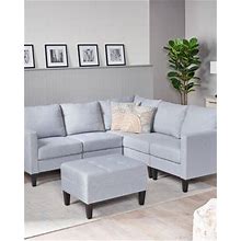 Zahra 6-Piece Sofa Sectional With Ottoman By Christopher Knight Home