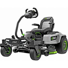 EGO Power+ ZT4205S 42-Inch 56-Volt Lithium-Ion Cordless Zero Turn Radius Mower With E-Steer™ Technology With (4) 12.0Ah Batteries And Charger